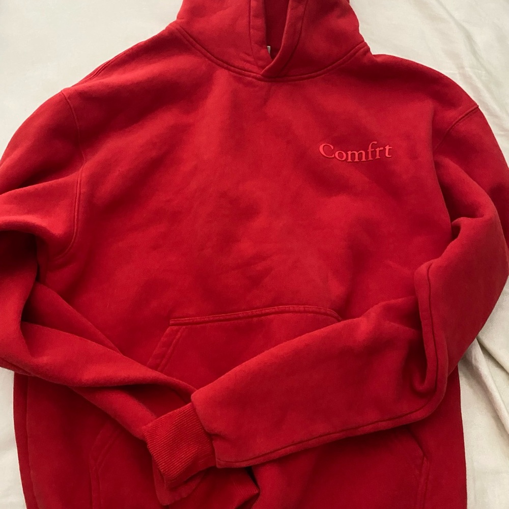 Red Comfrt Hoodie